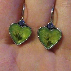 Vintage floral earrings